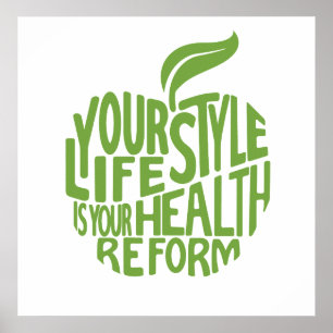 Health quote design. poster