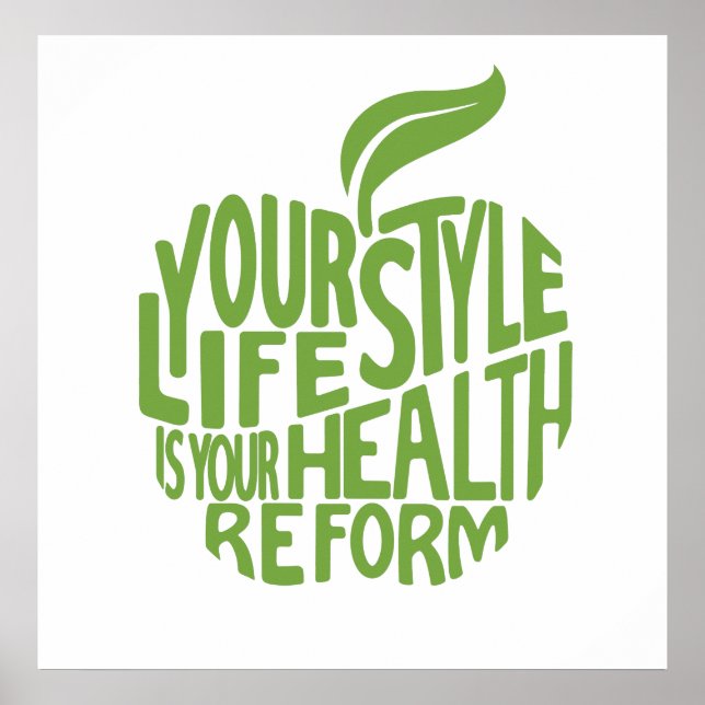 Health quote design. poster (Front)