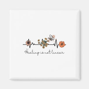 Health Quote Healing Is Not Linear  Magnet