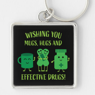 Health Recovery Get Well Soon Key Ring