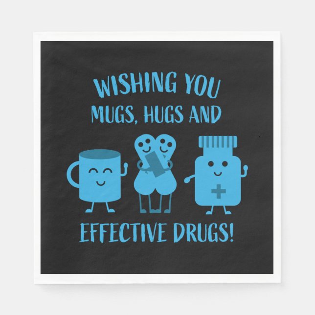 Health Recovery Get Well Soon   Napkin (Front)