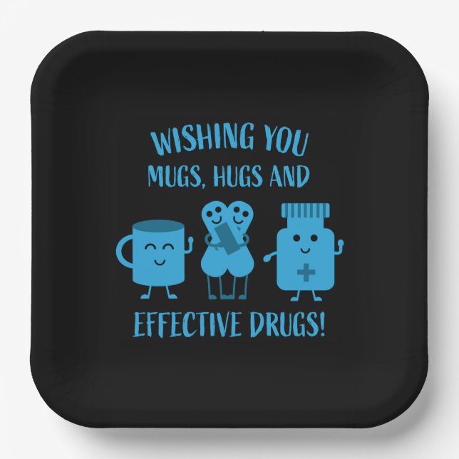 Health Recovery Get Well Soon   Paper Plate (Front)