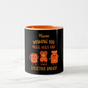 Health Recovery Get Well Soon   Two-Tone Coffee Mug