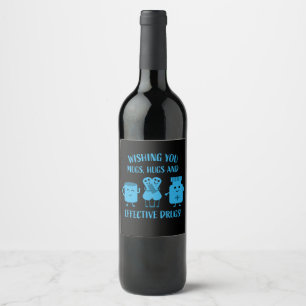 Health Recovery Get Well Soon Wine Label