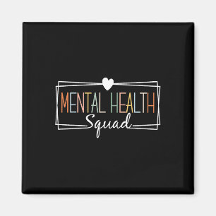 Health Squad Brain Illness Mental Health Awareness Magnet