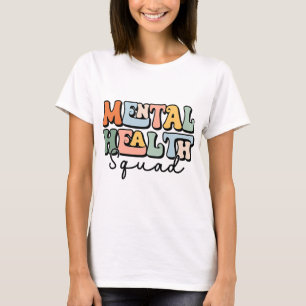 Health Squad Brain Illness Mental Health Awareness T-Shirt