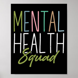 Health Squad Mental Health Awareness  Poster