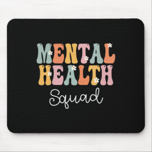 Health Squad Week Groovy Appreciation Day For Wome Mouse Pad