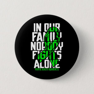 Health Support Family Mental Health Awareness 6 Cm Round Badge
