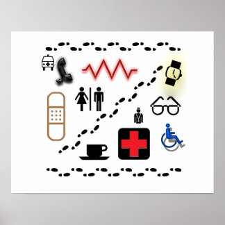Health Symbols Poster