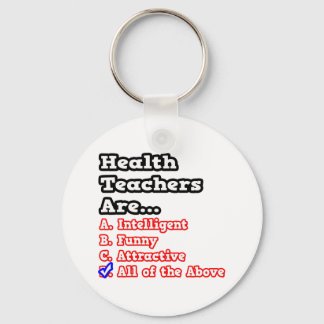 Health Teacher Quiz...Joke Key Ring