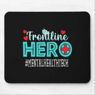 Health Tech Frontline Hero Workers Women  Mouse Pad