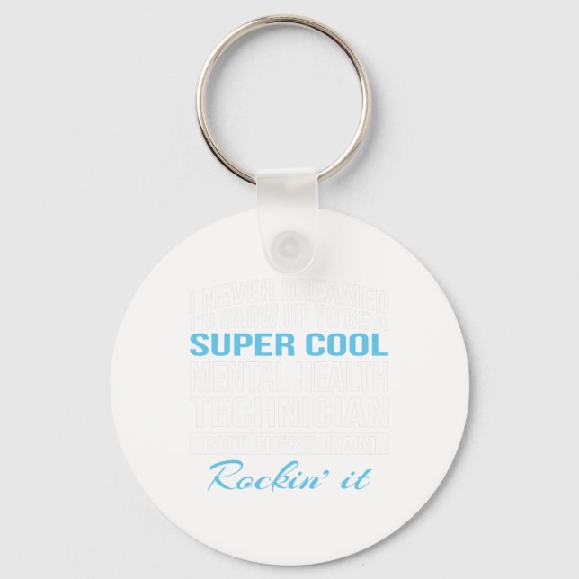 Health Technician Fun Gift  Key Ring (Front)