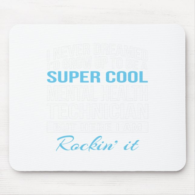 Health Technician Fun Gift  Mouse Pad (Front)
