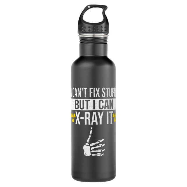 Health Technician Student Radiologist X-ray 710 Ml Water Bottle (Front)