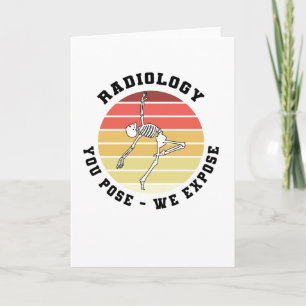 Health Technician Student Radiologist X-ray Card