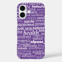 Health Text iPhone Case