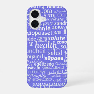 Health Text iPhone Case or Choose Colours