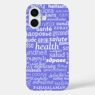 Health Text iPhone Case or Choose Colours
