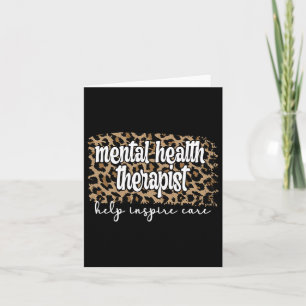 Health Therapist Mental Health Therapy  Card