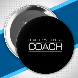 Health Wellness Coach Fitness Personal Trainer Gym 10 Cm Round Badge