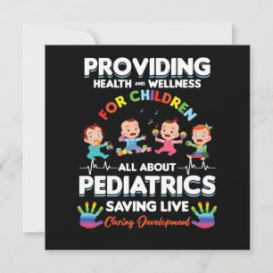 Health Wellness Paediatrics Paediatrician Doc Gift Invitation