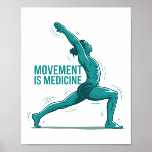 Health Yoga Exercise Rehabilitation Sports Medicin Poster