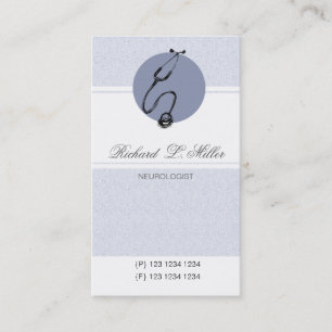 Healthcare Appointment Blue Doctor Stethoscope Card