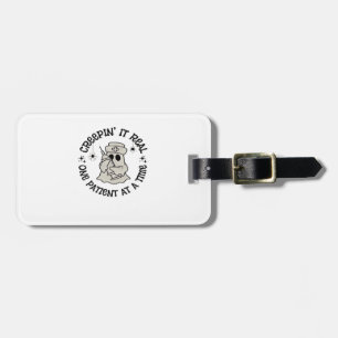 Healthcare Halloween, Creeping It Real One Patient Luggage Tag