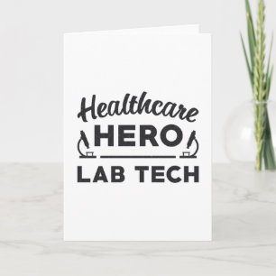 Healthcare Hero Lab Tech Laboratory Technician Card