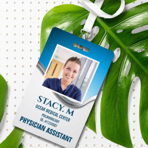 Healthcare Hospital Employee Name Title Photo ID Badge