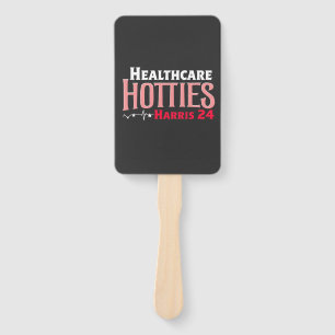 Healthcare Hotties for Harris 24 Election Kamala Hand Fan