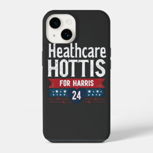 HealthCare Hotties For Harris 24 Kamala Walz Nurse iPhone 14 Case