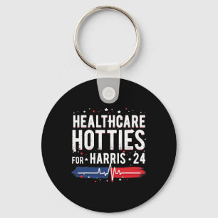 Healthcare Hotties For Harris 24 Quote Design Key Ring