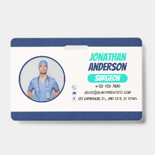 Healthcare Nurse Photo ID Badge Card