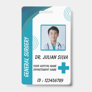 Healthcare Nurse Photo ID Badge Card