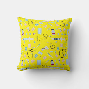 Healthcare Physician Medical Supplies Pattern Cushion