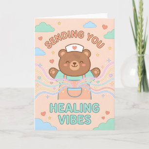 Healthcare Support Gift Sending You Healing Vibes Card