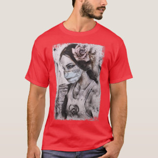 Healthcare Warrior Mask T-Shirt