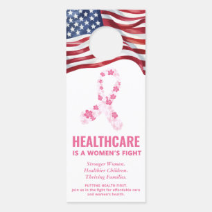 Healthcare Women’s Fight Awareness Fundraiser 2026 Door Hanger