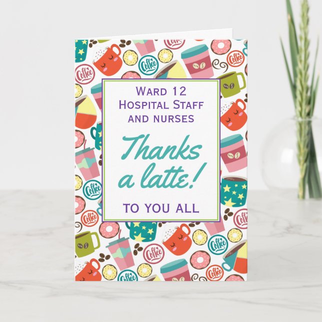 Healthcare Worker Thank You Appreciation Card (Front)