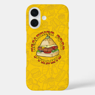 Healthier Food Pyramid iPhone 16 Case