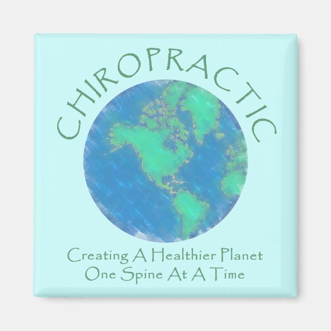 Healthier Planet Chiro Magnet (Front)