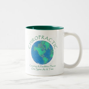 Healthier Planet Chiro Two-Tone Coffee Mug