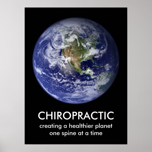 Healthier Planet Chiropractic Print (Front)