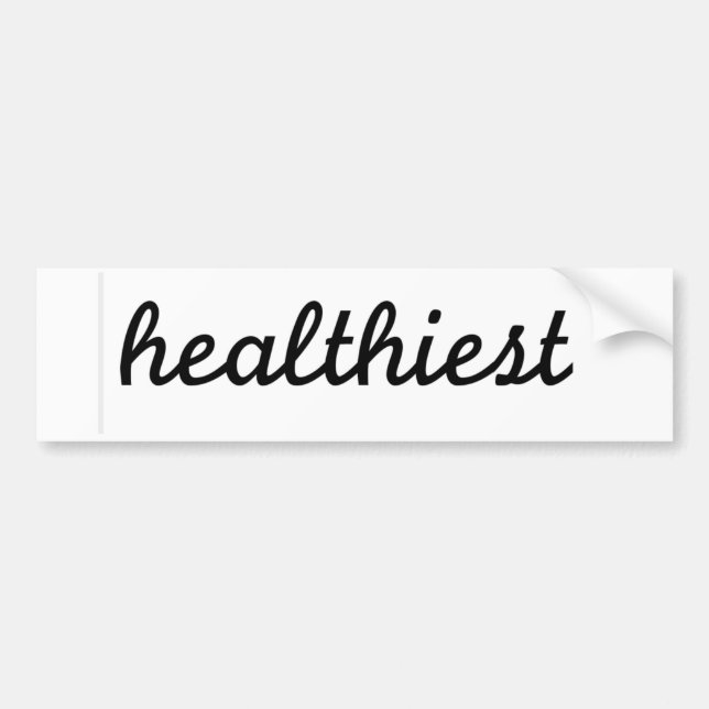 Healthiest sticker parody) (Front)