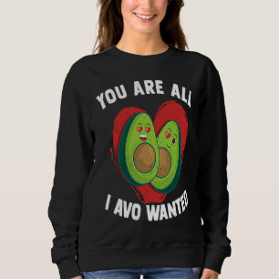 Healthy Avocado Vegan Fitness Food Herbivore Avoca Sweatshirt
