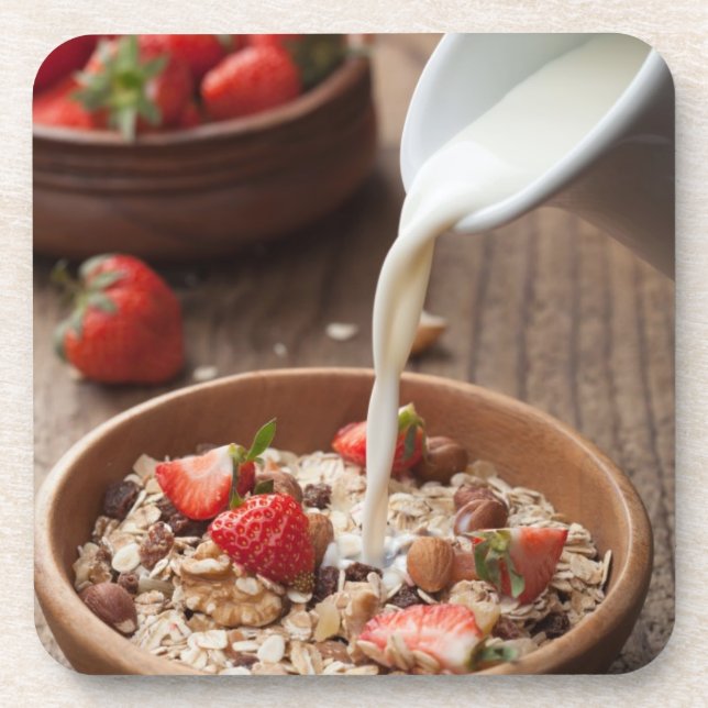 Healthy breakfast coaster (Front)