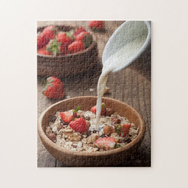 Healthy breakfast jigsaw puzzle (Vertical)