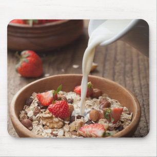 Healthy breakfast mouse pad